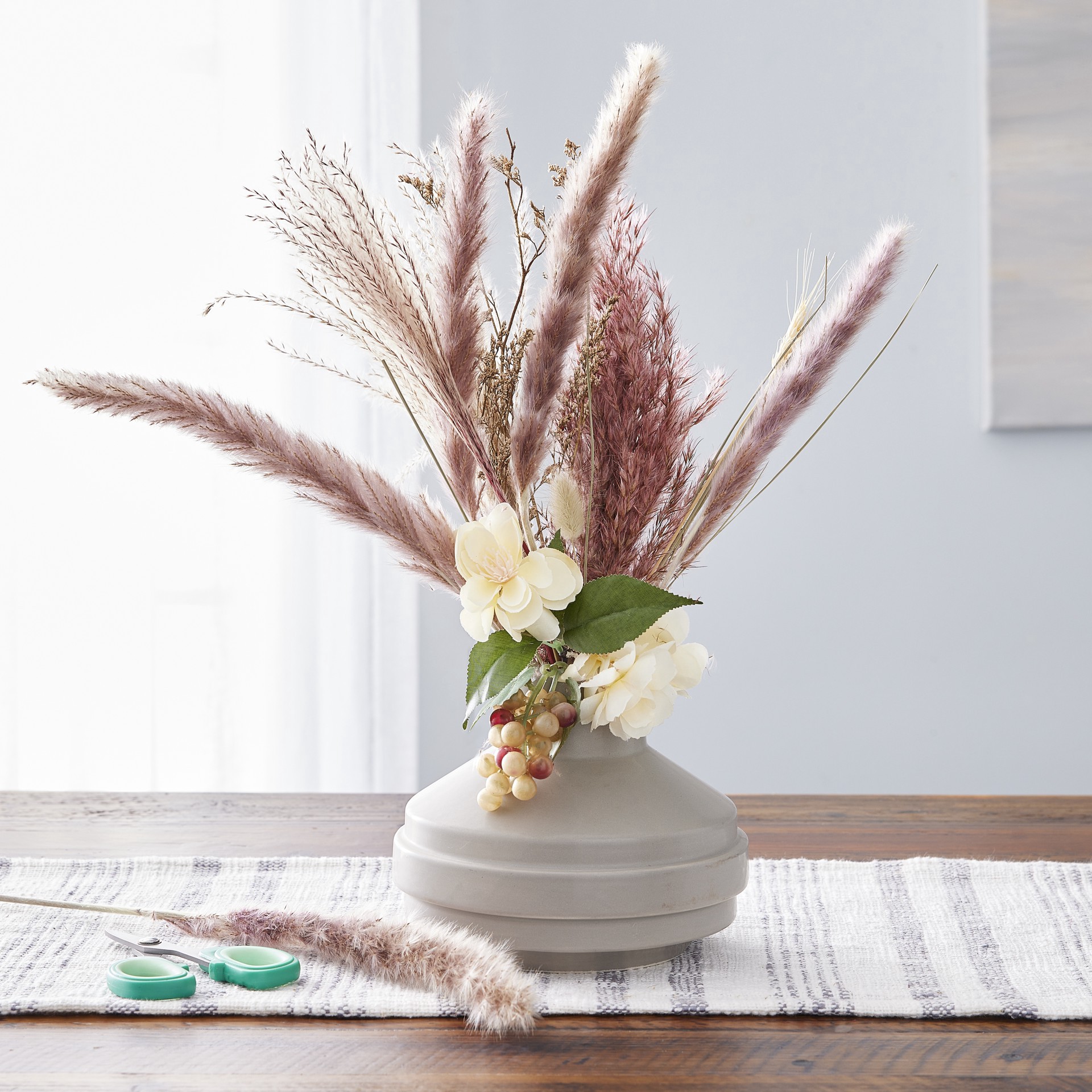 slide 3 of 3, Mini Natural Brown Pampas Bunch By Ashland, 0.25 in x 1.5 in x 30 in