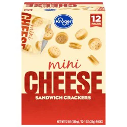 Kroger Mini Cheese Sandwhich Crackers