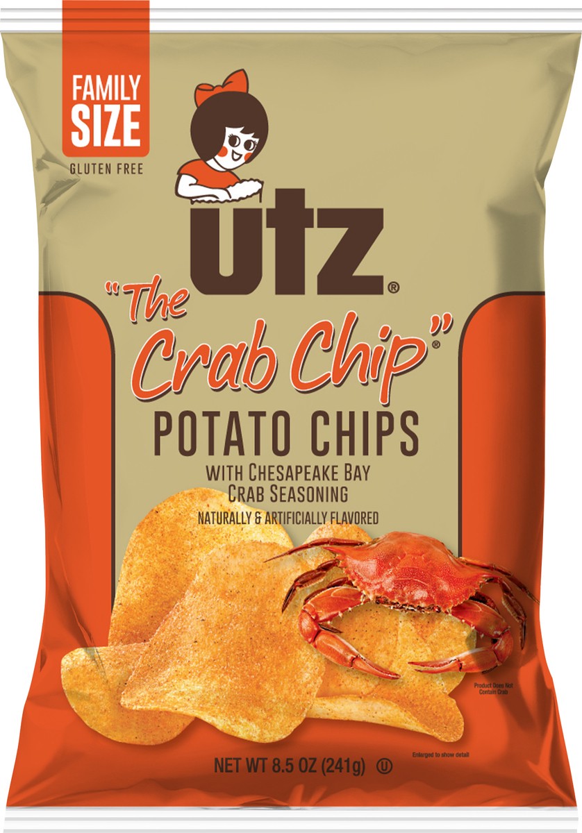 slide 3 of 7, Utz Crab, 8.5 oz