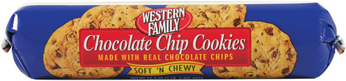 slide 1 of 1, Western Family Chocolate Chip Dough, 16.5 oz