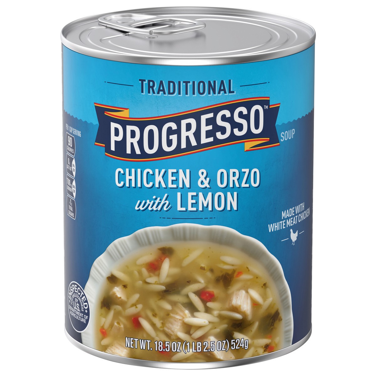 slide 1 of 81, Progresso Traditional, Chicken & Orzo with Lemon Canned Soup, 18.5 oz., 18.5 oz