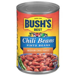 Bush's Best Pinto Beans in a Medium Chili Sauce 16 oz