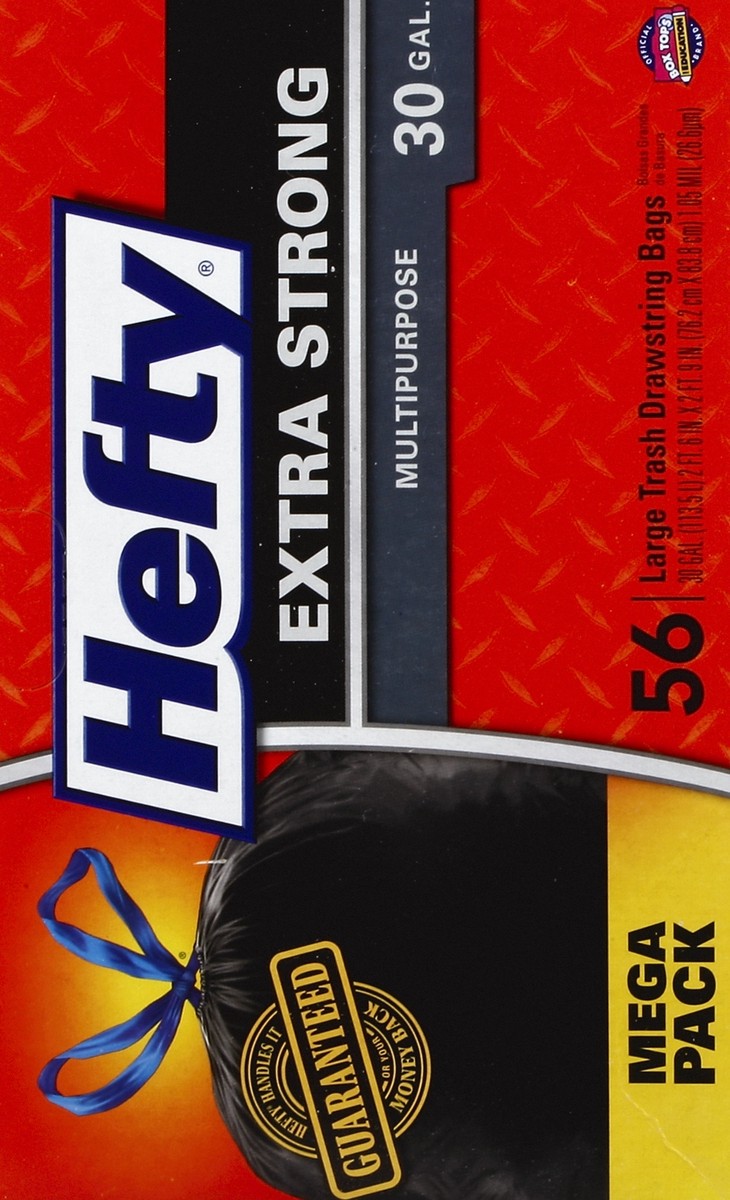 slide 4 of 6, Hefty Trash Bags 56 ea, 56 ct