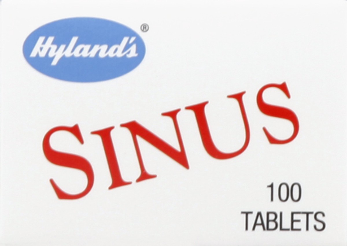 slide 4 of 4, Hyland's Sinus 100 ea, 100 ct