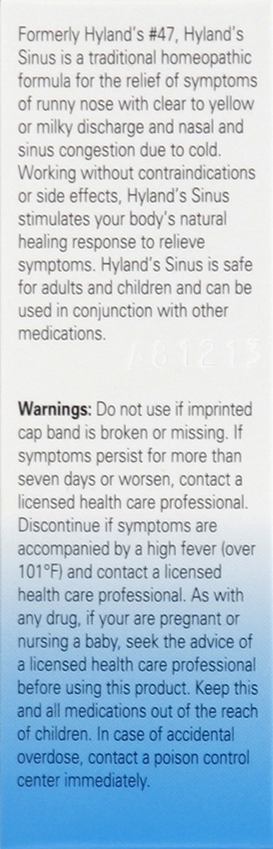 slide 2 of 4, Hyland's Sinus 100 ea, 100 ct