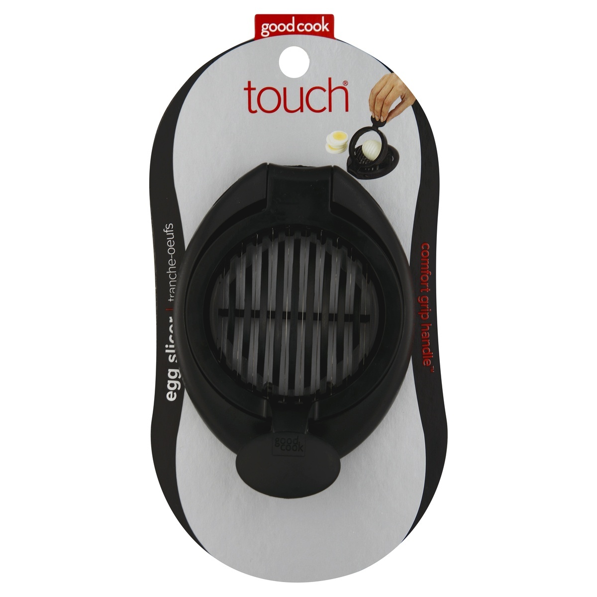 slide 1 of 3, Good Cook Bradshaw Touch Comfort Grip Egg Slicer, 