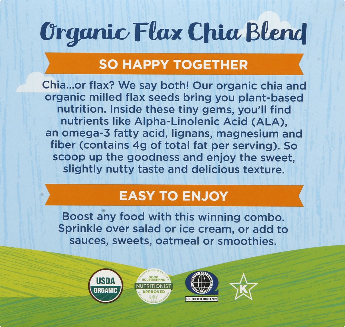 slide 5 of 9, Carrington Farms Organic Flax Chia Paks, 12 ct