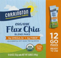 Carrington Farms Organic Flax Chia Paks