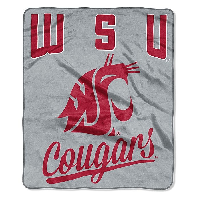 slide 1 of 1, NCAA Washington State University Raschel Throw Blanket, 1 ct