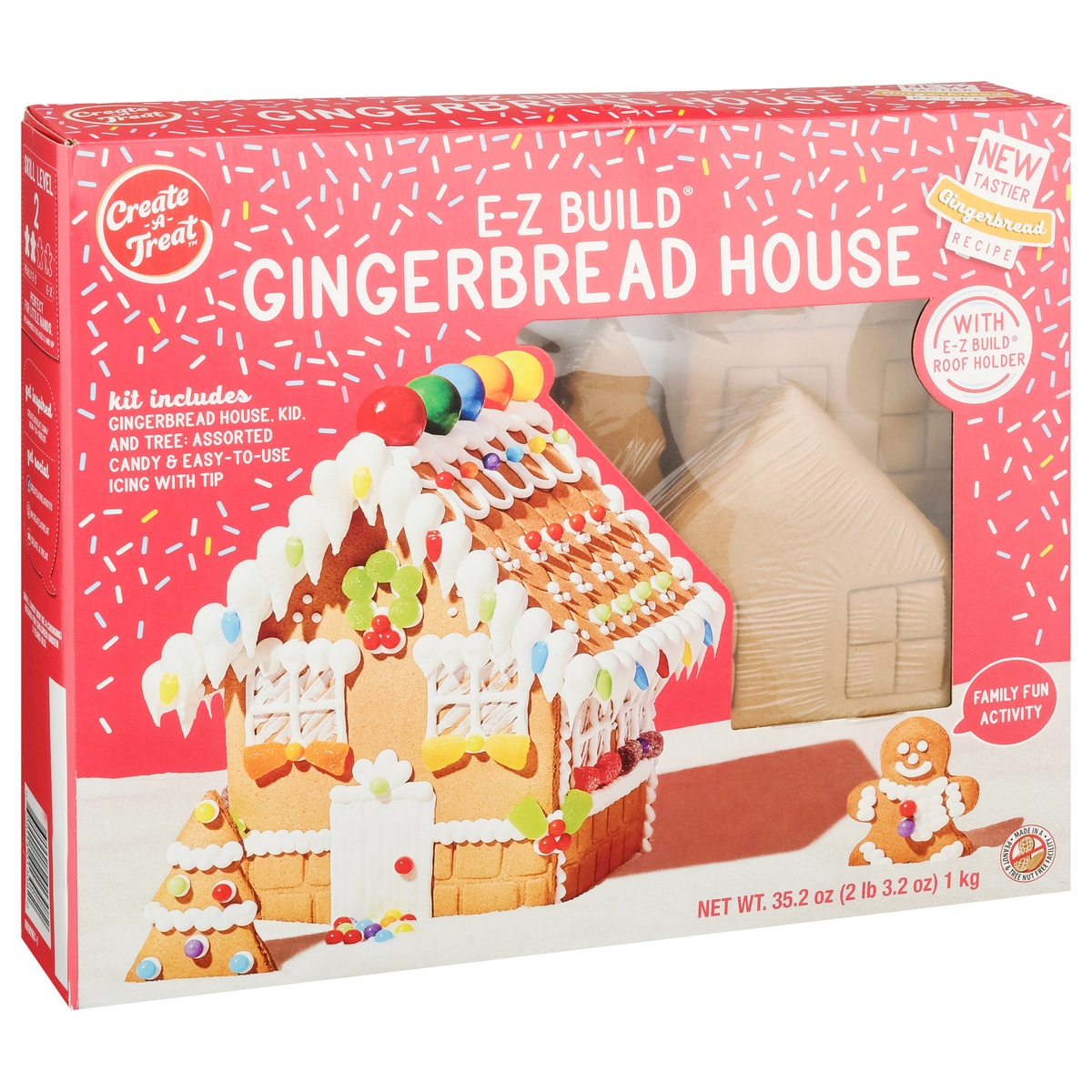 slide 2 of 11, Create A Treat Ez Build Gingerbread House Kit, 32 oz