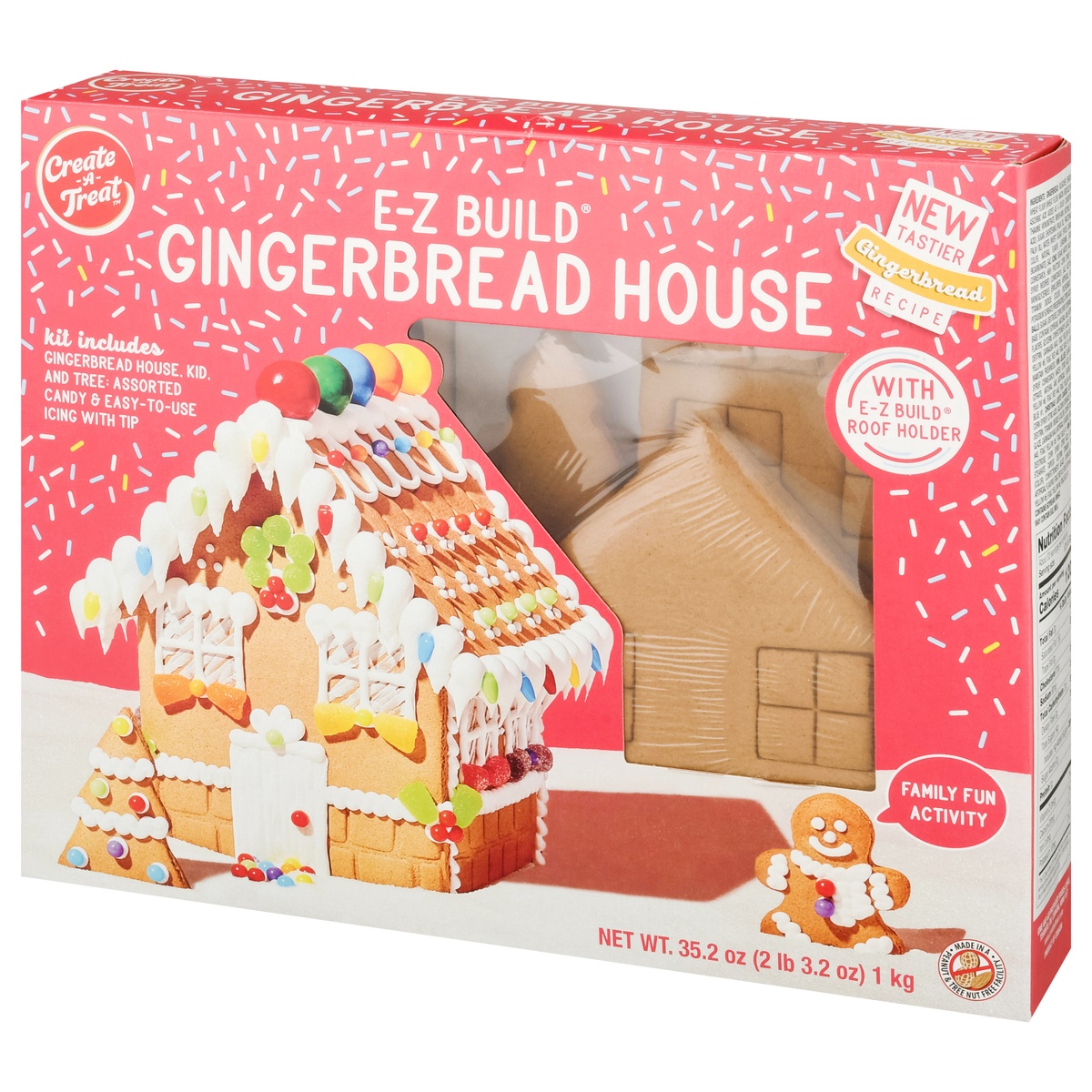slide 3 of 11, Create A Treat Ez Build Gingerbread House Kit, 32 oz