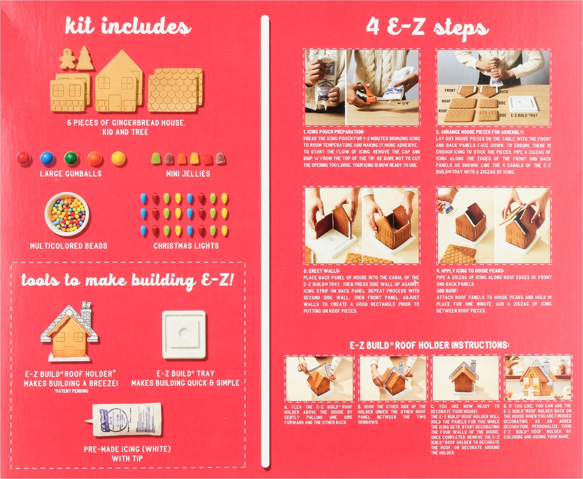 slide 10 of 11, Create A Treat Ez Build Gingerbread House Kit, 32 oz
