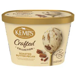 Kemps Crafted Collection Roasted Butter Pecan Ice Cream 1.5 qt