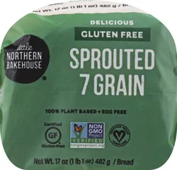 Little Northern Bakehouse Gluten Free Sprouted 7 Grain Delicious Bread 17 oz
