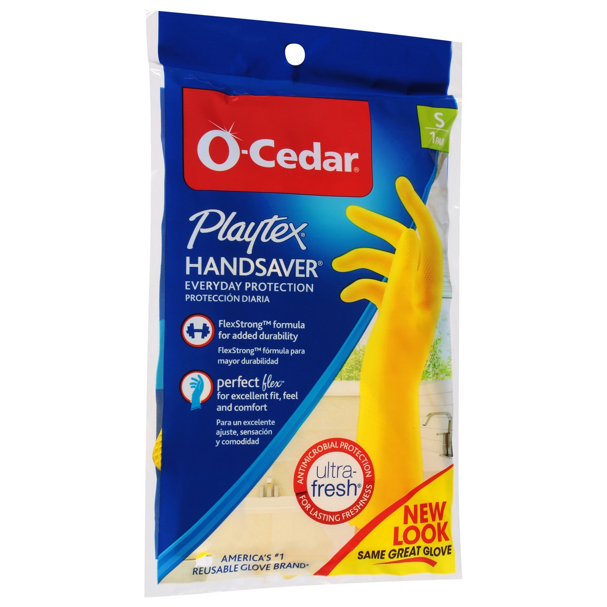 slide 3 of 9, O-Cedar Playtex Handsaver Gloves, SM