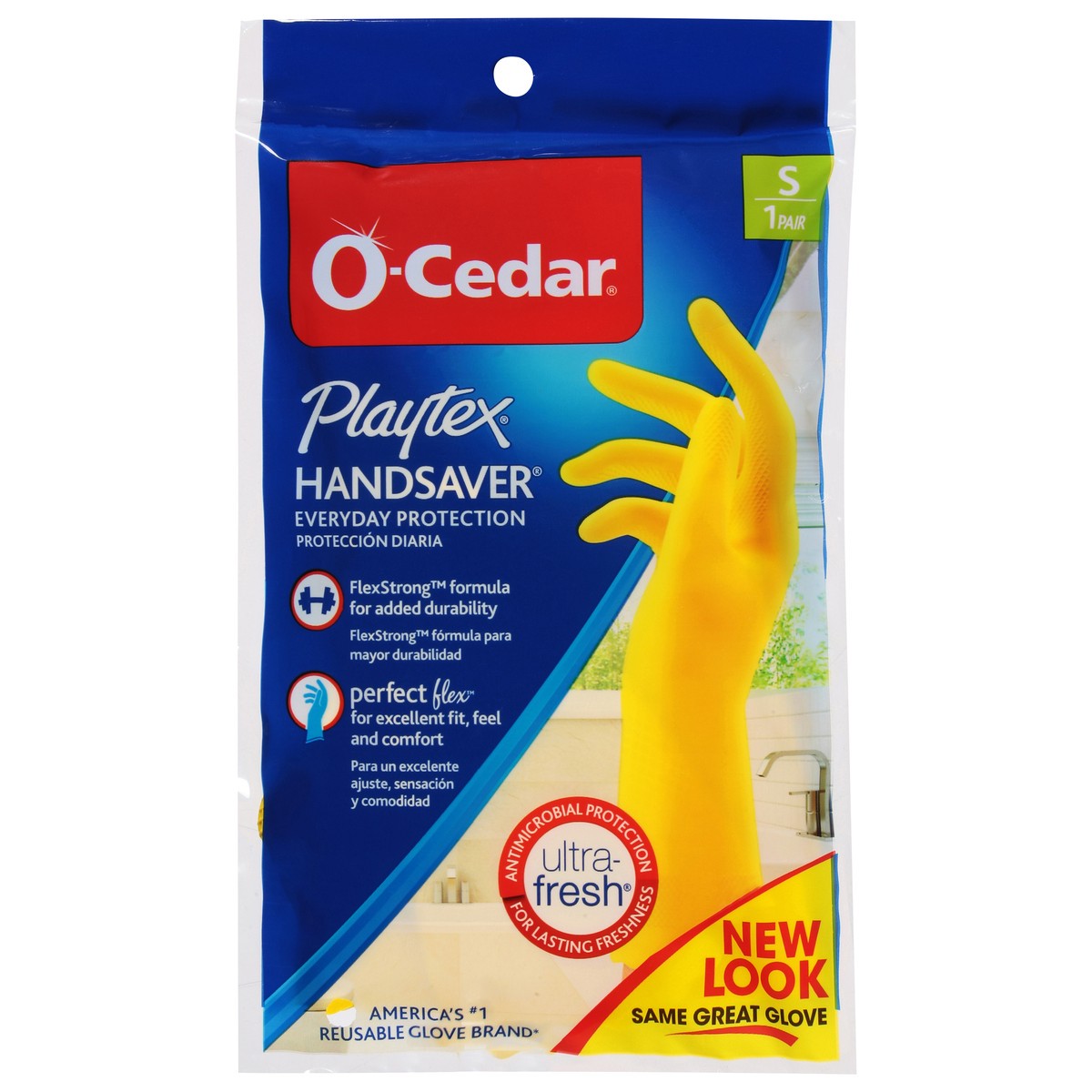 slide 9 of 9, O-Cedar Playtex Handsaver Gloves, SM