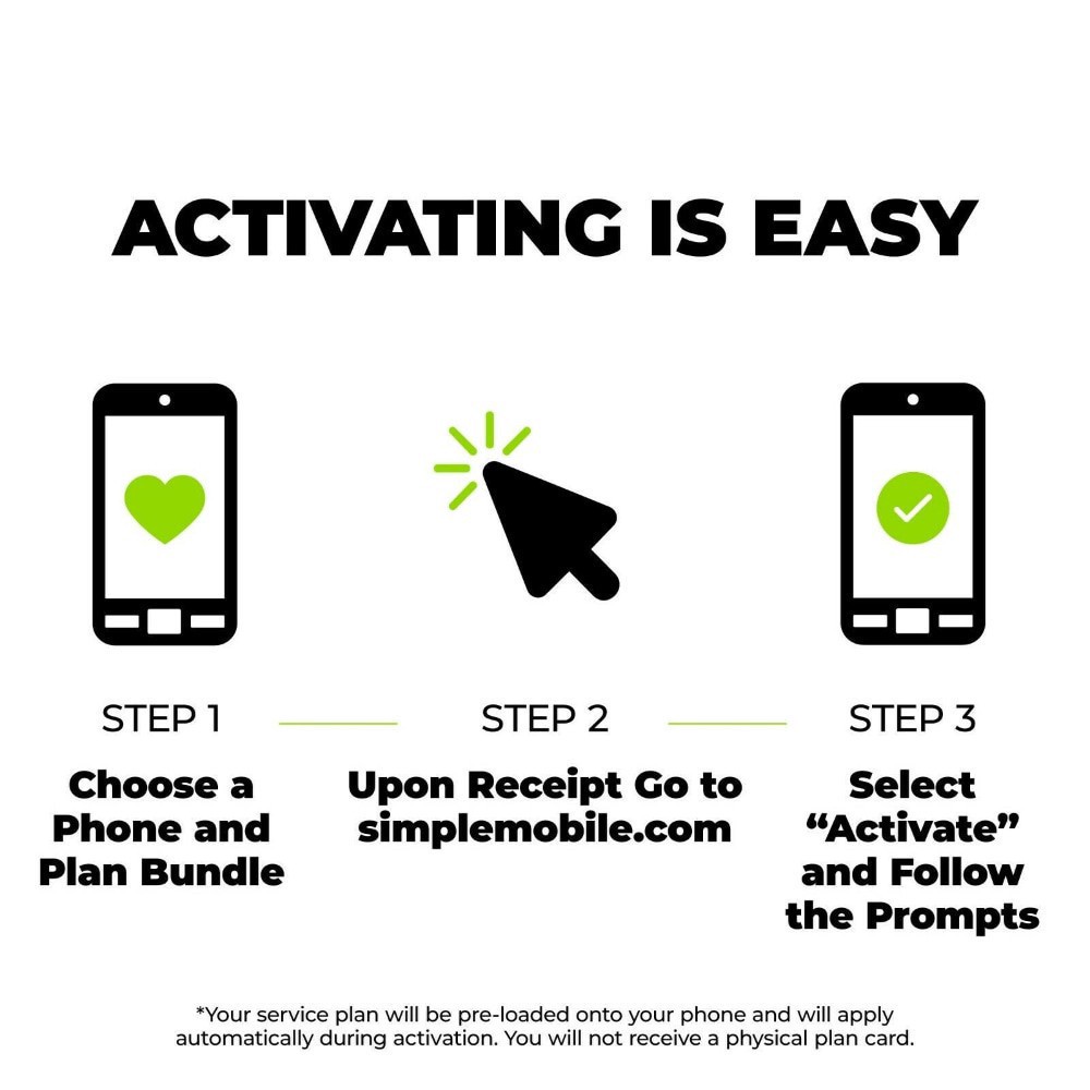 slide 3 of 6, Tracfone® Simple Mobile TCL 50 LE, 1 ct