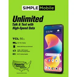 Tracfone® Simple Mobile TCL 50 LE