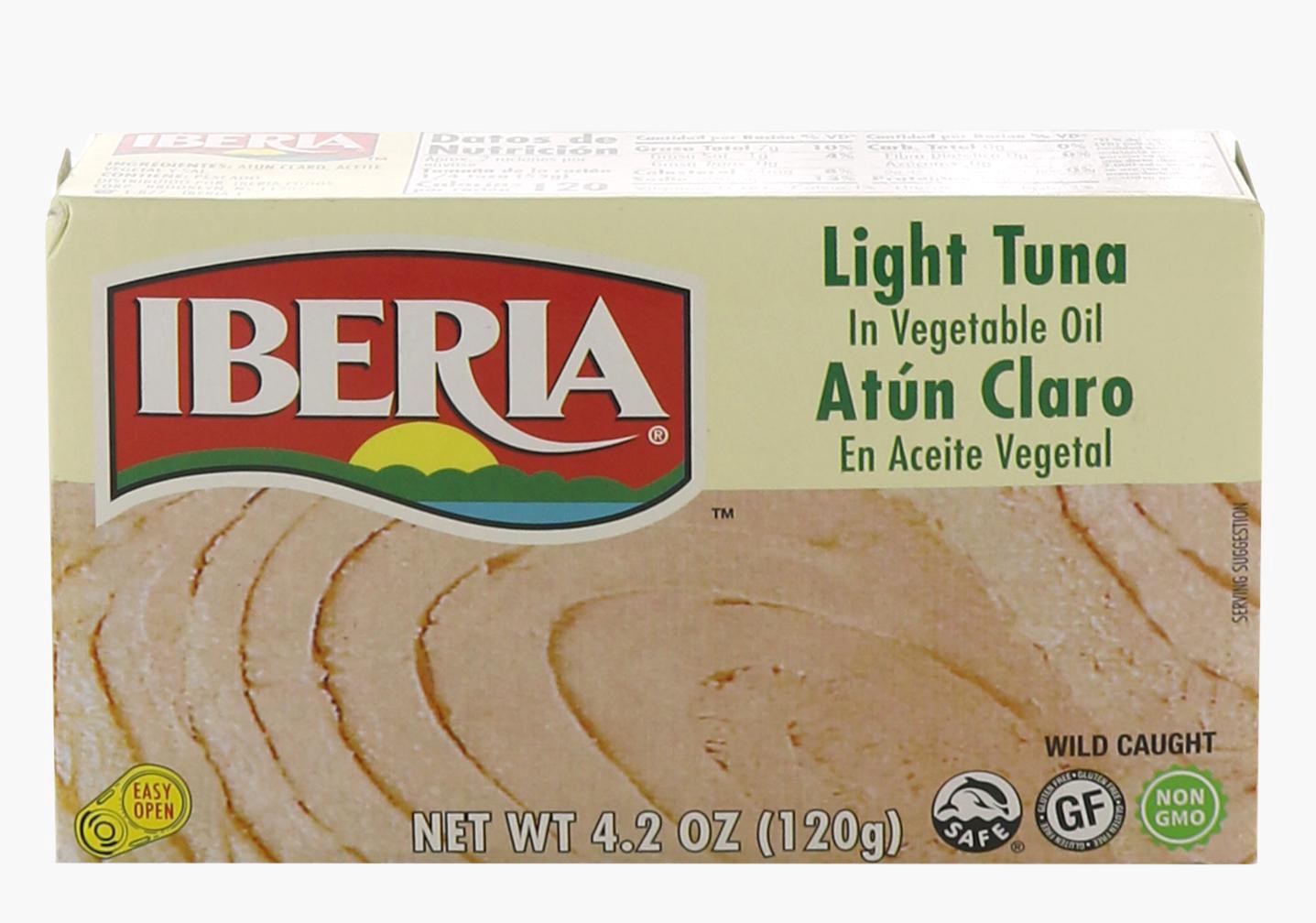 slide 1 of 1, Iberia Light Tuna in Vegetable Oil, 4.2 oz