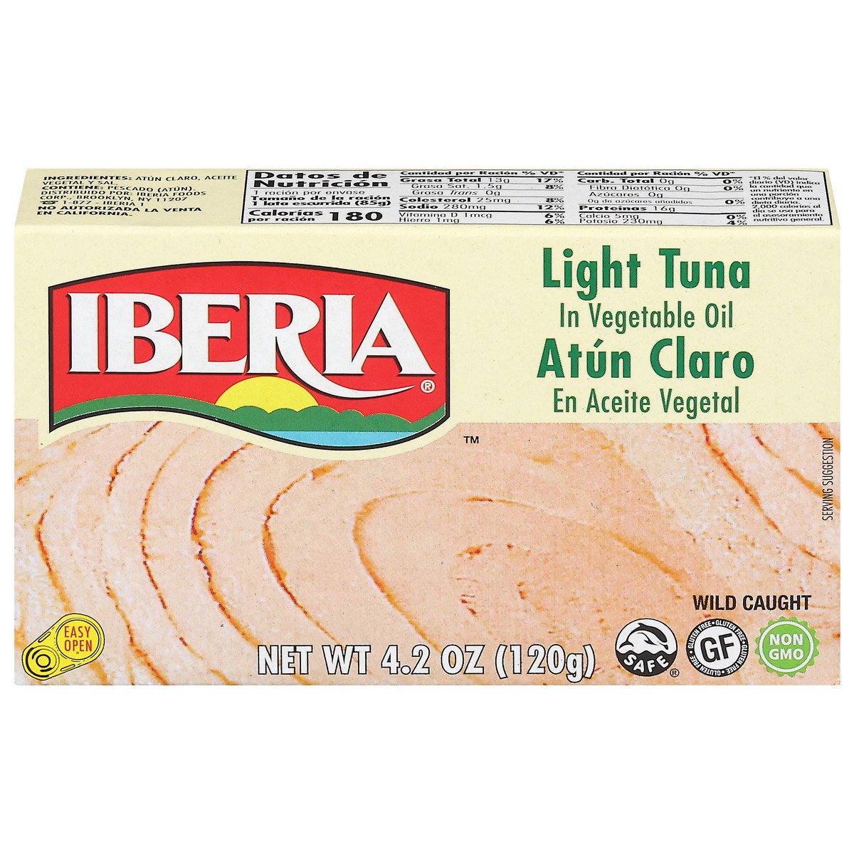 slide 8 of 13, Iberia Light Tuna in Vegetable Oil, 4.2 oz