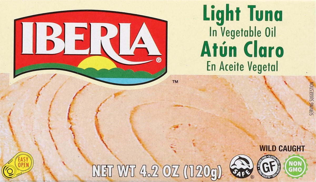 slide 4 of 13, Iberia Light Tuna in Vegetable Oil, 4.2 oz