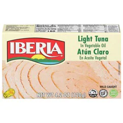 Iberia Light Tuna in Vegetable Oil 4.2 oz