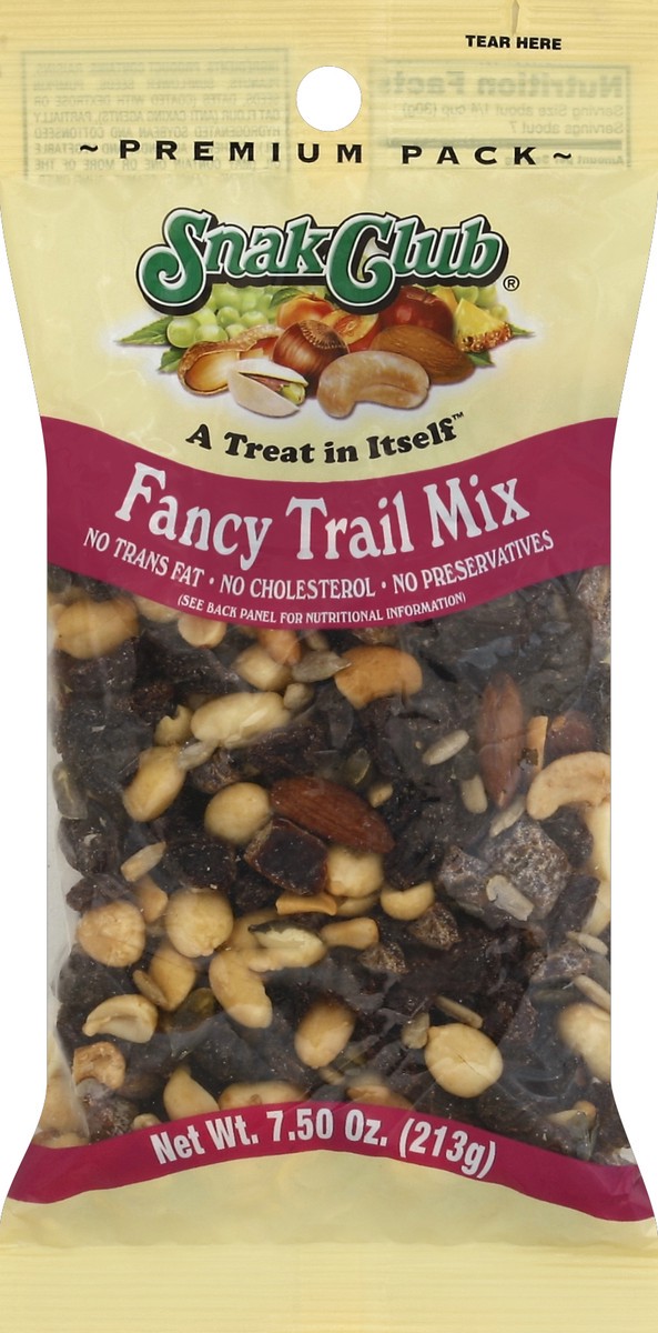 slide 5 of 6, Snak Club Trail Mix, Fancy, 7.5 oz