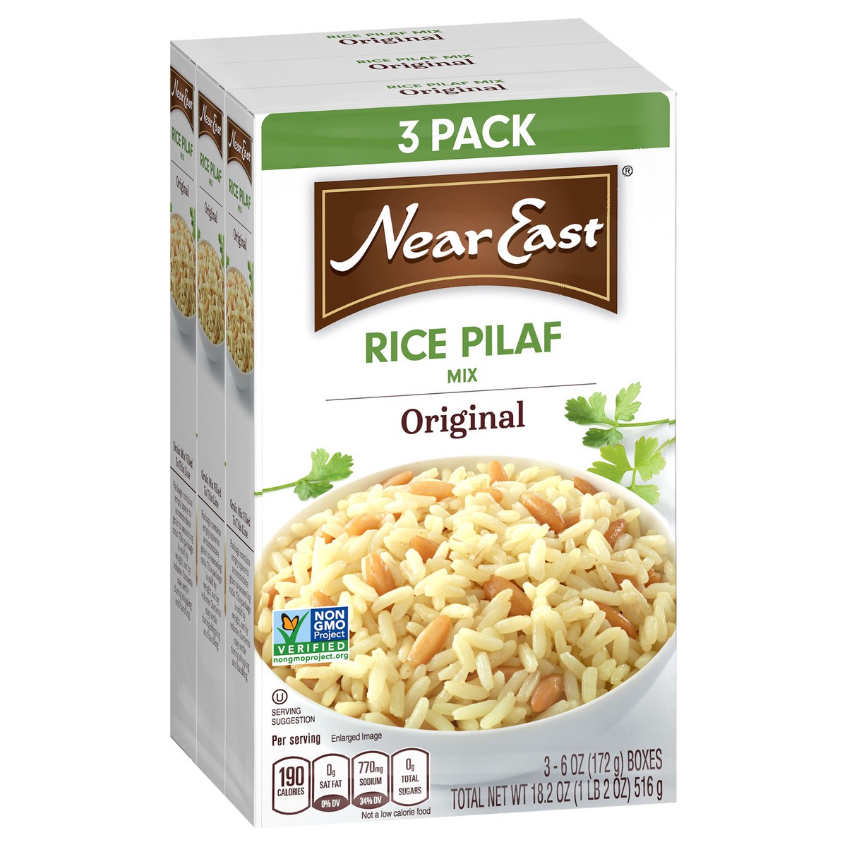 slide 2 of 6, Near East Rice Pilaf Mix Original 6 Oz 3 Count, 3 ct