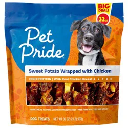 Pet Pride Sweet Potato Wrapped Chicken Jerky