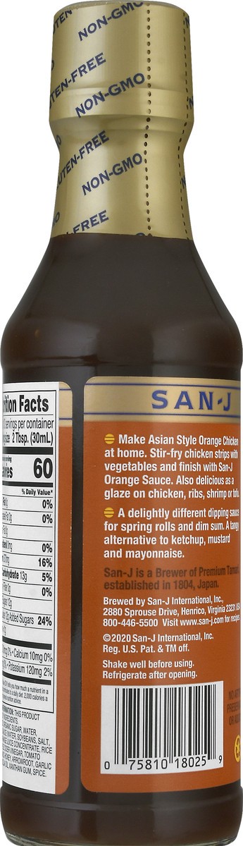 slide 3 of 9, San-J Gluten Free Orange Sauce Asian Glaze & Stir-Fry 10 oz, 10 oz