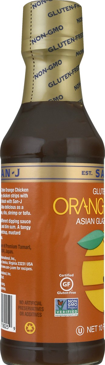 slide 4 of 9, San-J Gluten Free Orange Sauce Asian Glaze & Stir-Fry 10 oz, 10 oz