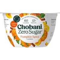slide 9 of 25, Chobani Limited Batch Zero Sugar Greek Pumpkin Spice Yogurt, 5.3 oz