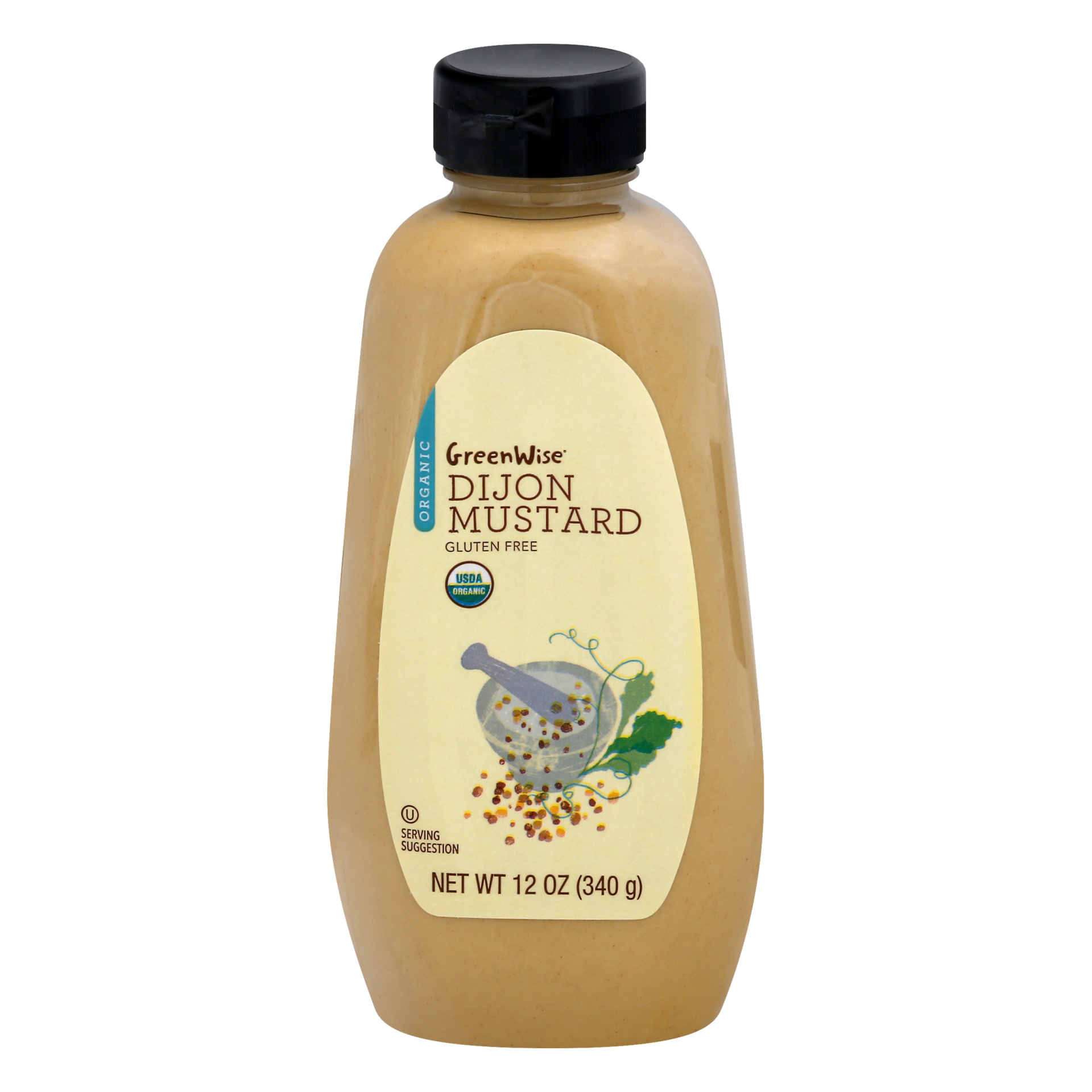 slide 1 of 1, GreenWise Organic Dijon Mustard, 12 oz