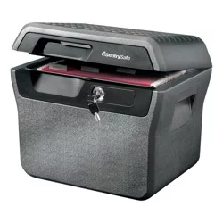 SentrySafe Waterproof Fire-Resistant File Holder, 44-Lb, 0.66 Cu Ft Capacity, Charcoal Gray