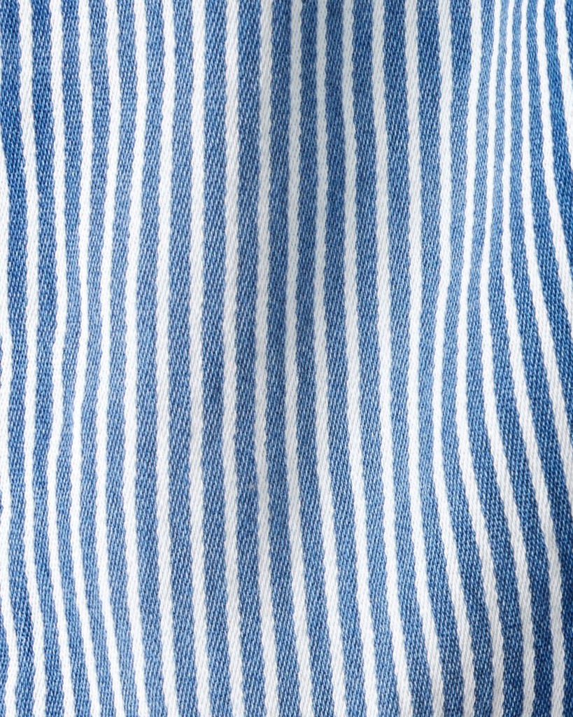 slide 4 of 5, Oshkosh Baby Bear Pocket Hickory Striped Pants - Blue Multi 9M, 1 ct