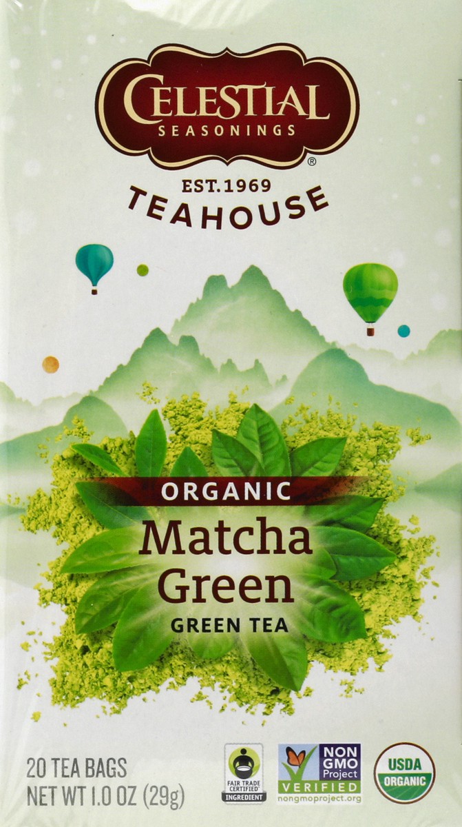 slide 4 of 4, Celestial Seasonings Medicinal Organic Sencha Matcha Green Tea, 20 ct