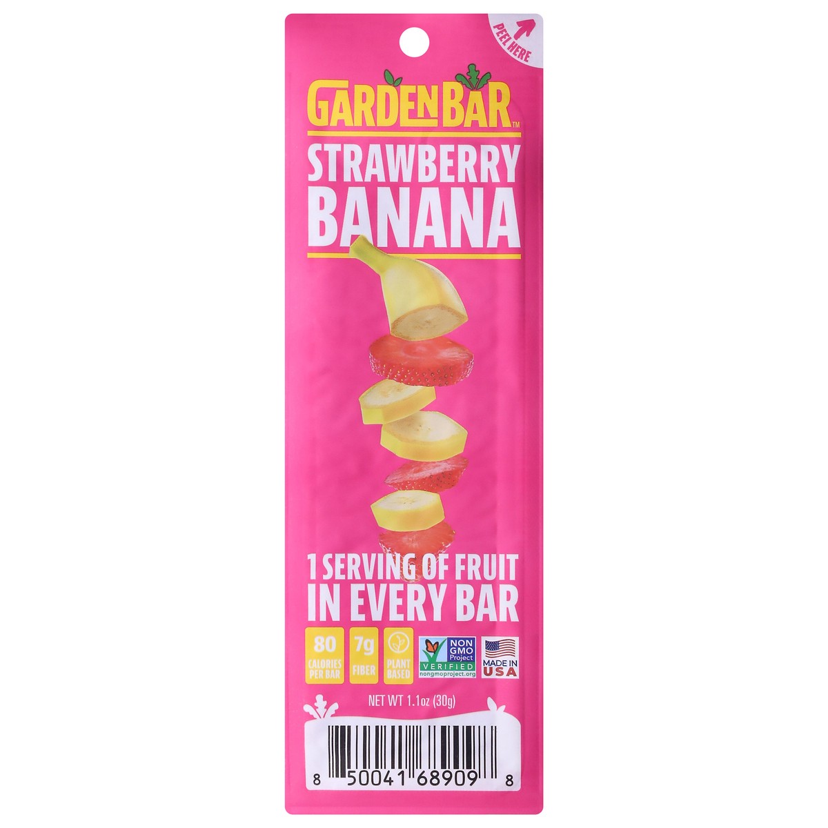 slide 4 of 14, Garden Bar Strawberry Banana Bar 1.1 oz, 1.1 oz