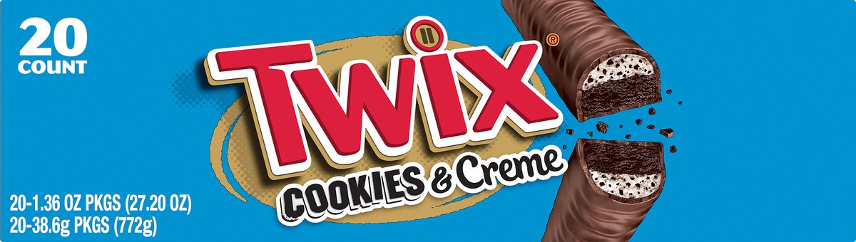 slide 11 of 13, TWIX Cookies & Creme Bars 20 ea, 20 ct
