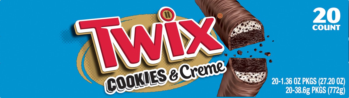 slide 12 of 13, TWIX Cookies & Creme Bars 20 ea, 20 ct
