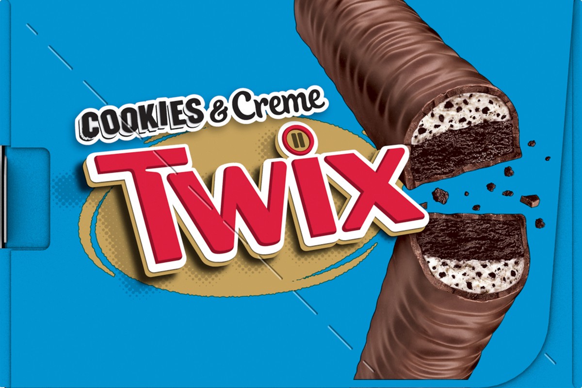 slide 8 of 13, TWIX Cookies & Creme Bars 20 ea, 20 ct