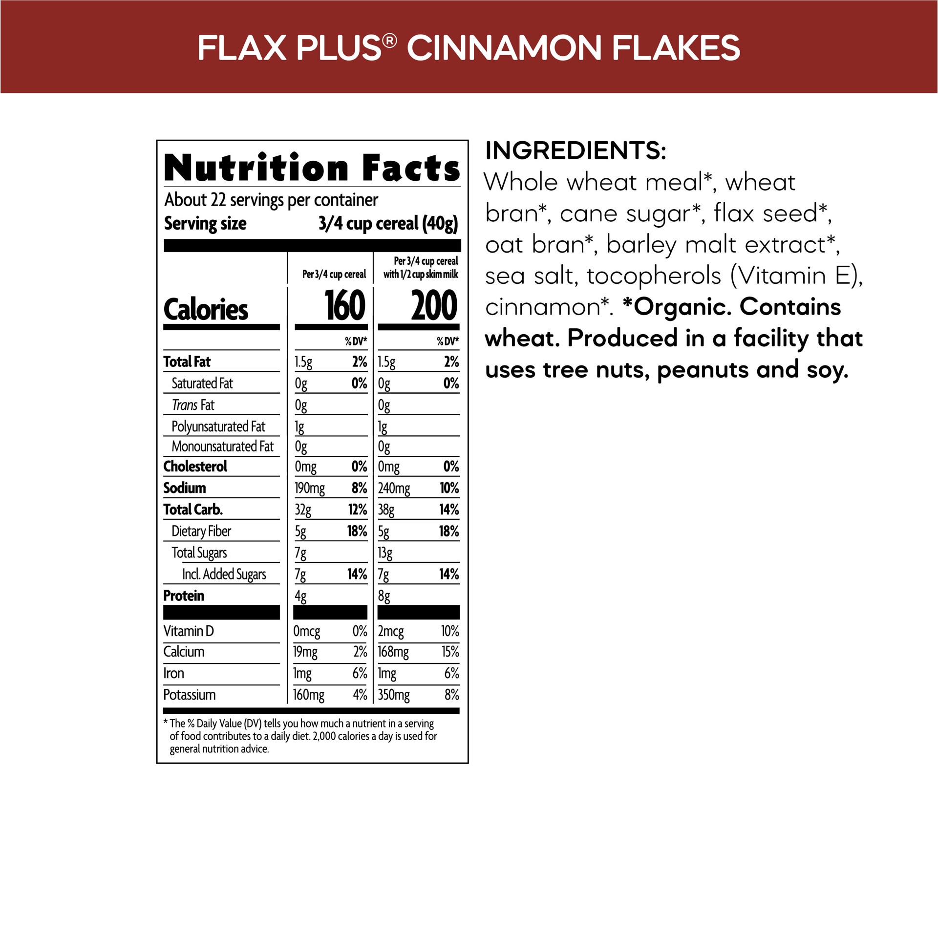 slide 5 of 5, Nature's Path Org Flax Plus Cinnamon, 32 oz