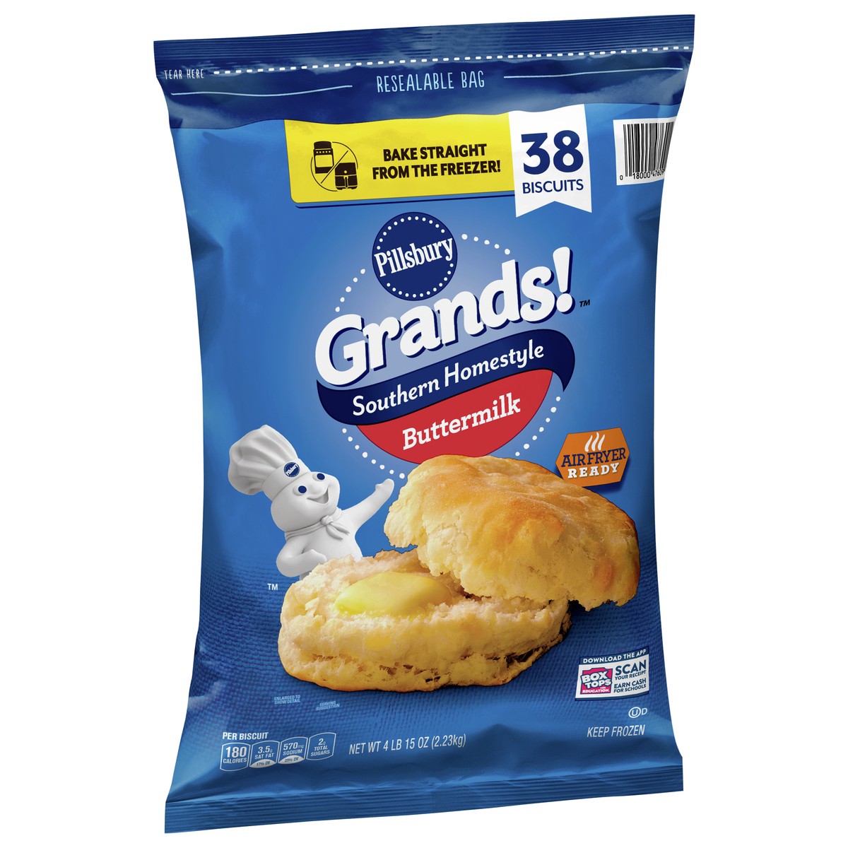 slide 6 of 13, Grands! Southern Homestyle Frozen Biscuits, Buttermilk, 38 ct., 79 oz., 38 ct