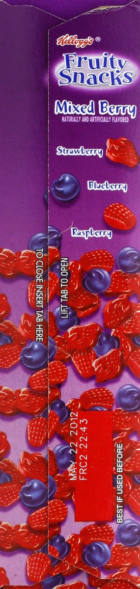 slide 3 of 5, Kellogg's Mixed Berry Fruit Snacks, 8 oz