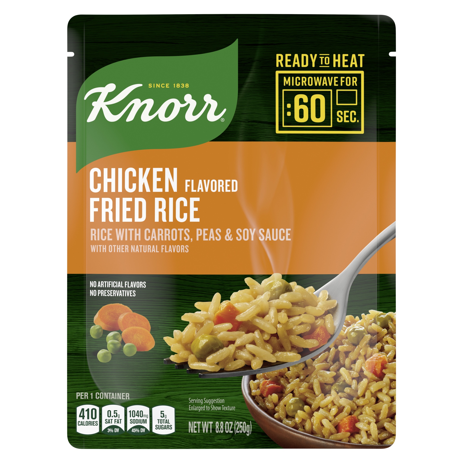 slide 1 of 3, Knorr Chicken Fried Rice, 8.8 oz