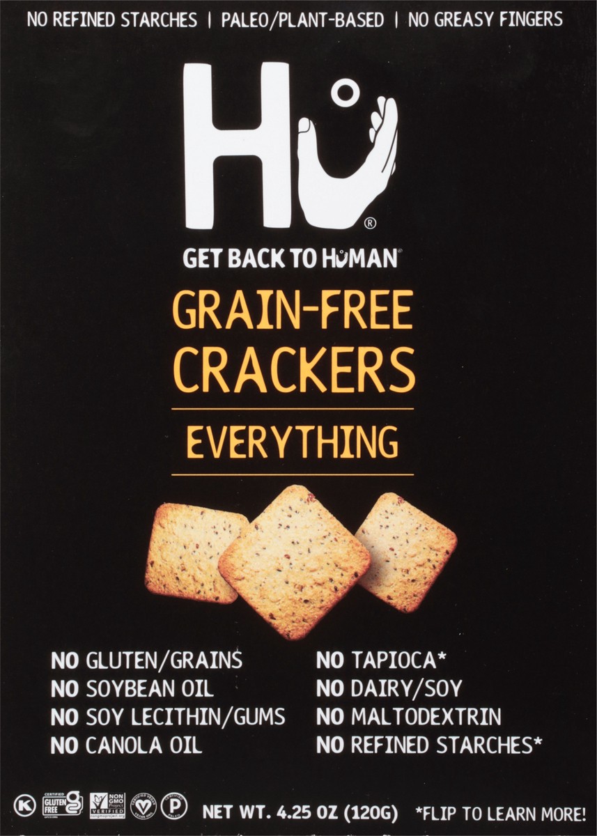 slide 6 of 9, Hu Everything Grain Free Crackers, 4.25 oz