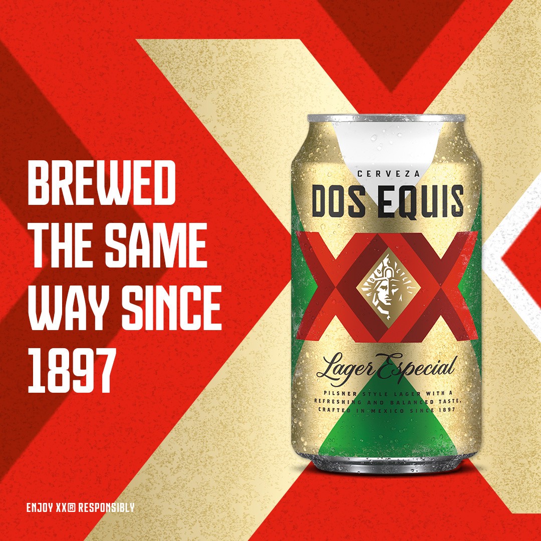 slide 2 of 5, Dos Equis Mexican Lager Beer, 18 Pack, 12 fl oz Cans, 12 oz