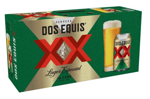 slide 1 of 5, Dos Equis Mexican Lager Beer, 18 Pack, 12 fl oz Cans, 12 oz