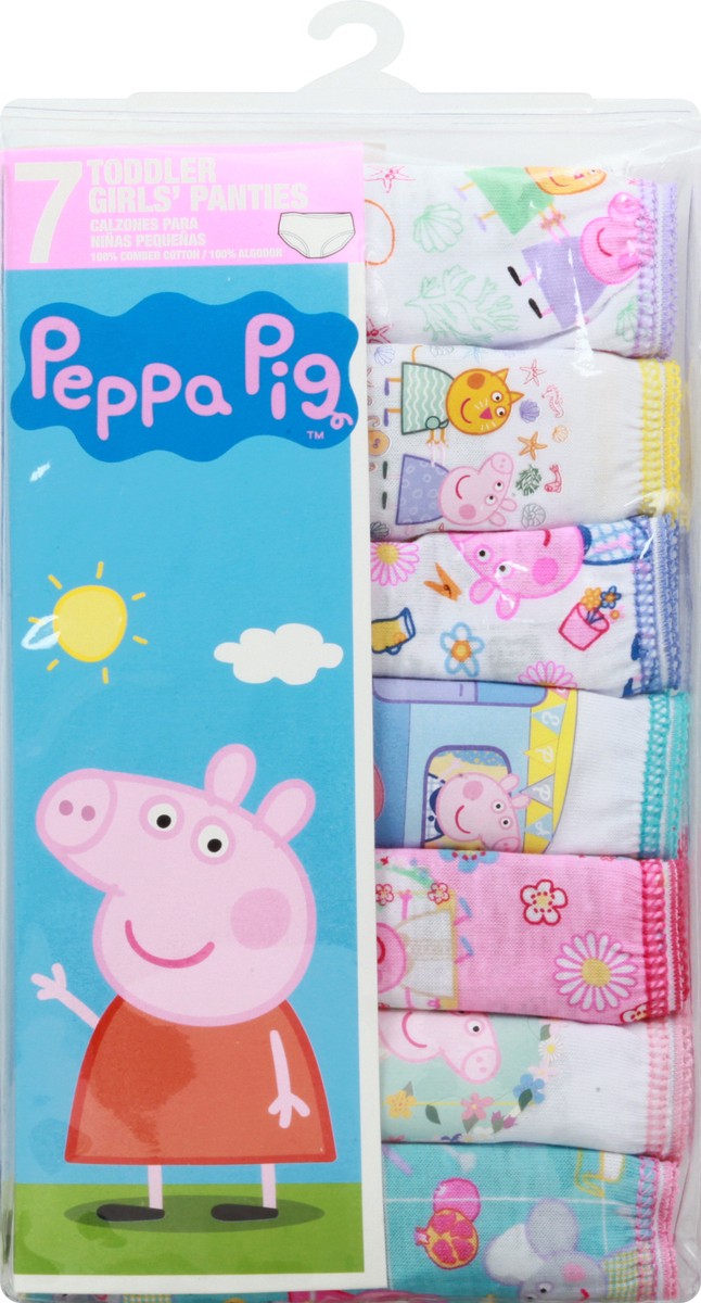 Peppa Pig Toddler Girl Underwear, 12-Pack, Sizes 2T-4T 