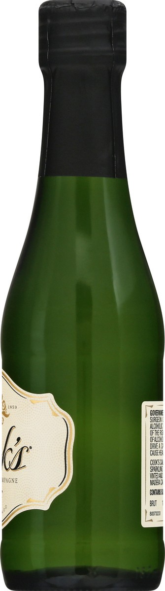 slide 8 of 10, Cook's Brut Champagne Single, 187 ml