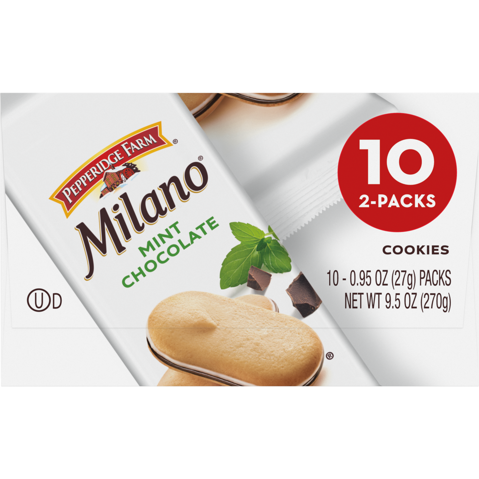 slide 3 of 5, Pepperidge Farm Milano Mint Chocolate Cookies - 9.5oz, 9.5 oz